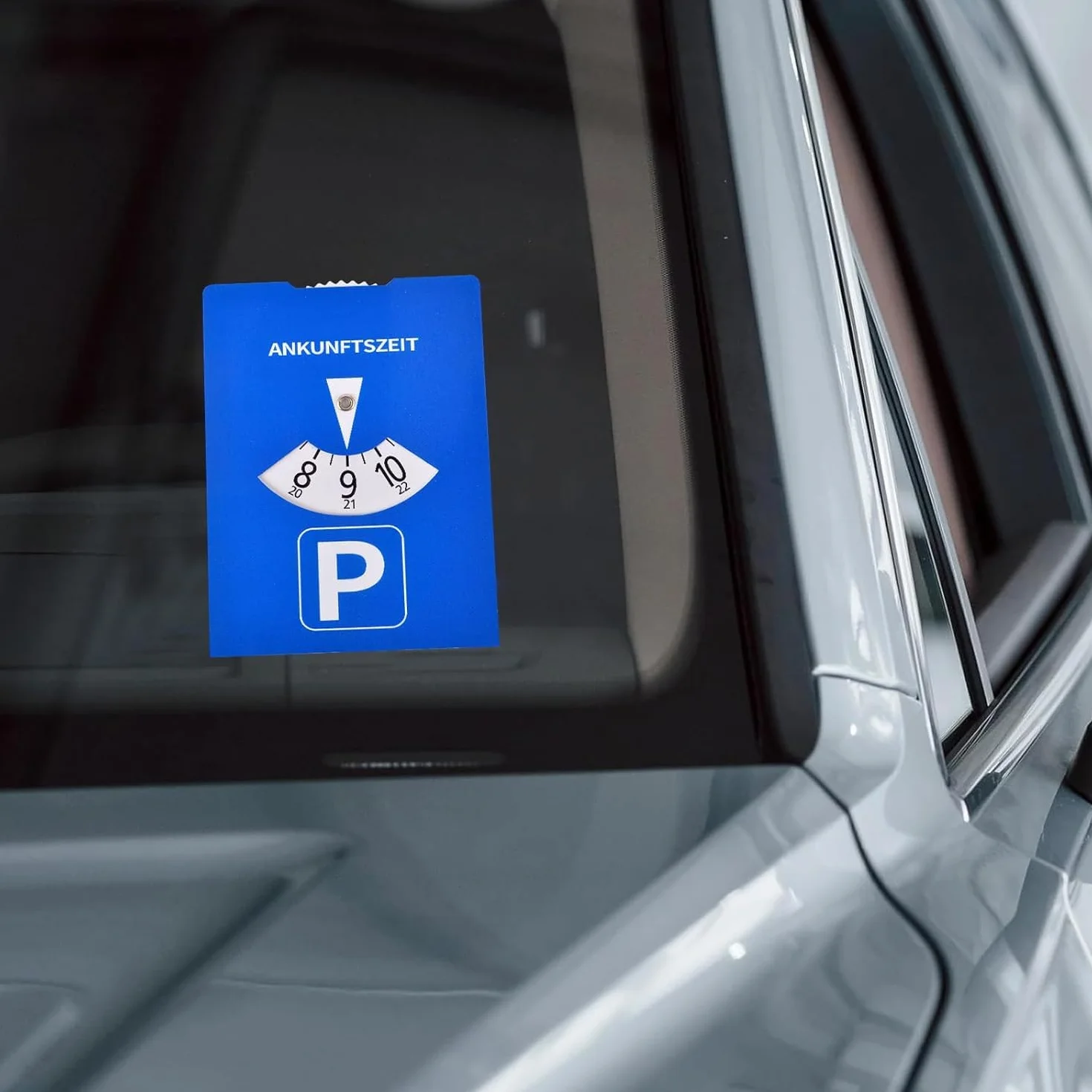 10 sztuk Tarcza parkingowa z papieru 11x15cm Niebieska Tarcza parkingowa Samochodu Zegar parkingowy Dysk parkingowy Z papieru Dla pojazdów Samochodu Parkowanie Tarcza parkowania Zegar parkingowy