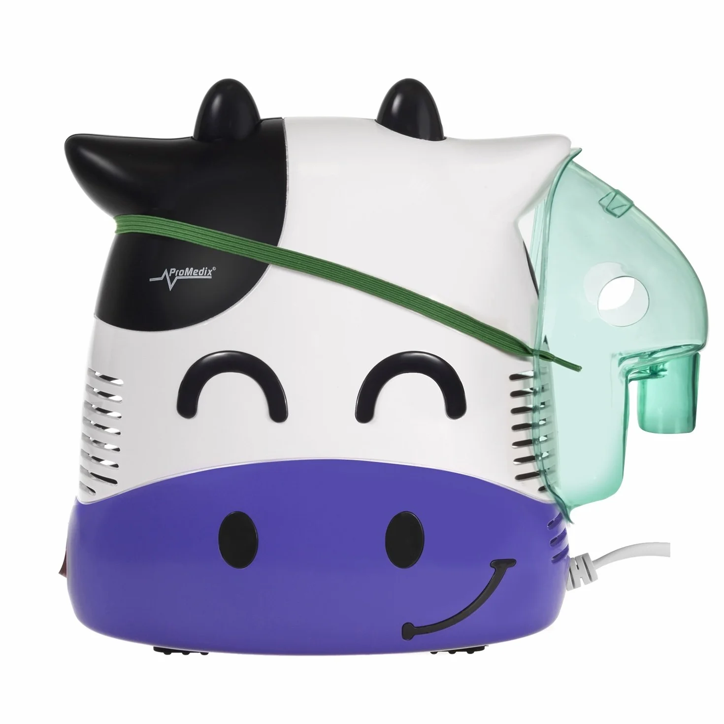PR-810 Inhalator Elektryczny Medyczny Nebulizator Dla Dzieci I Dorosłych Krówka, Głośność <55dB, Waga 1.5kg