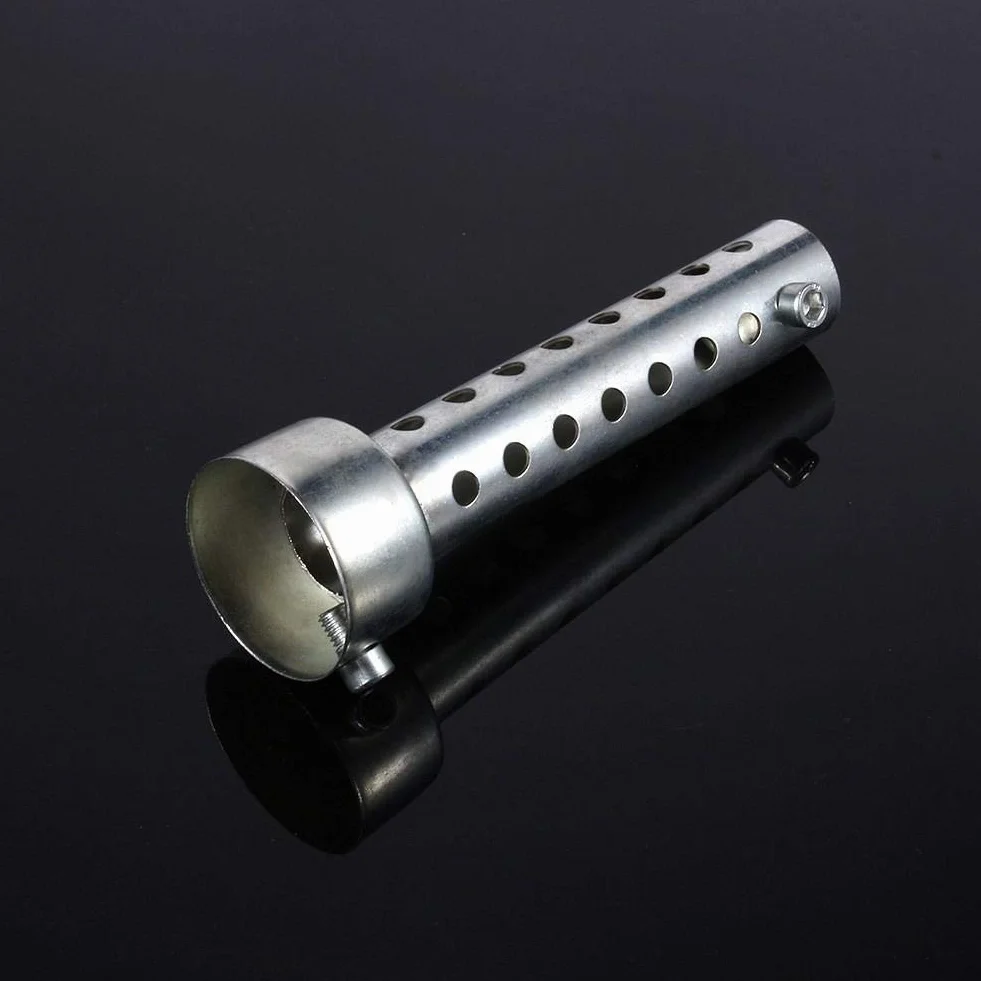 Tłumik motocyklowy DB Killer uniwersalny tłumik do motocykli DB Killer tłumik, wkładka do ścianki akustycznej, kolor srebrny (42 mm)