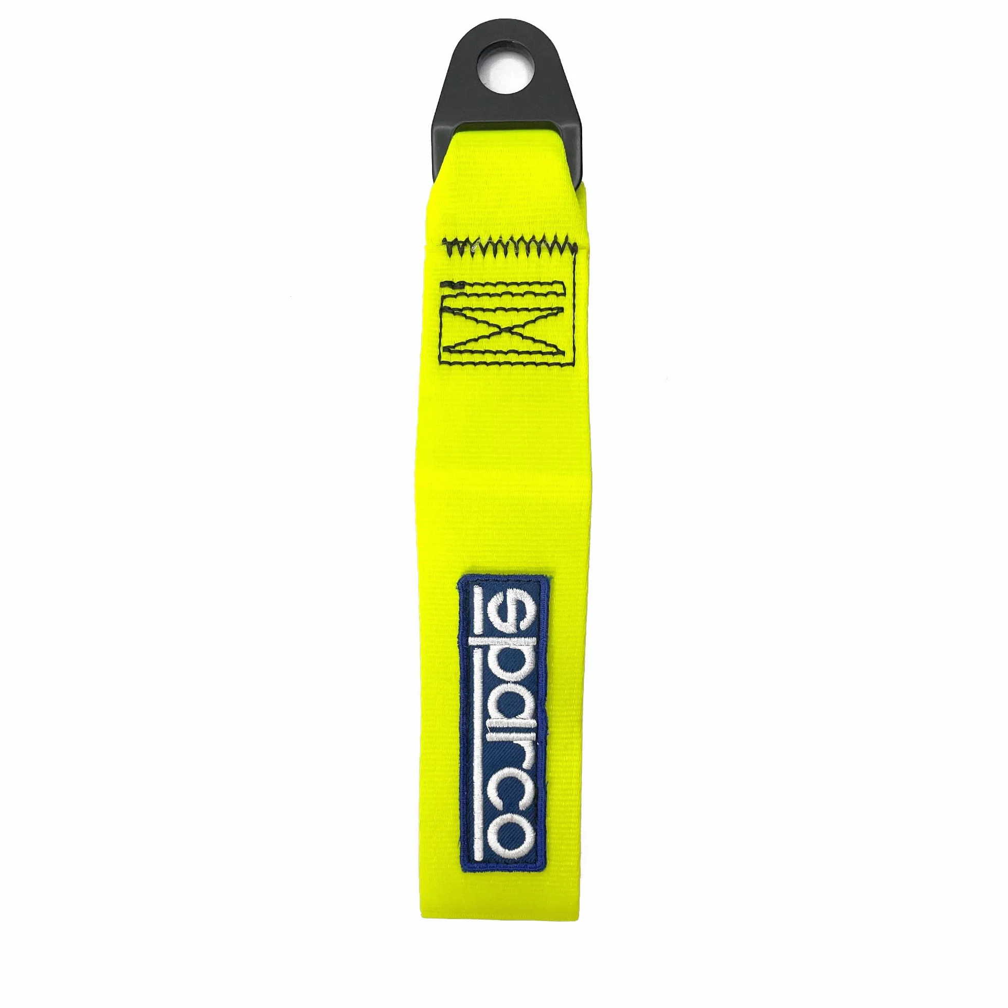SPARCO 01638GF Performance hak holowniczy - Fluo Yellow - maks. 2000 kg - otwór 16 mm
