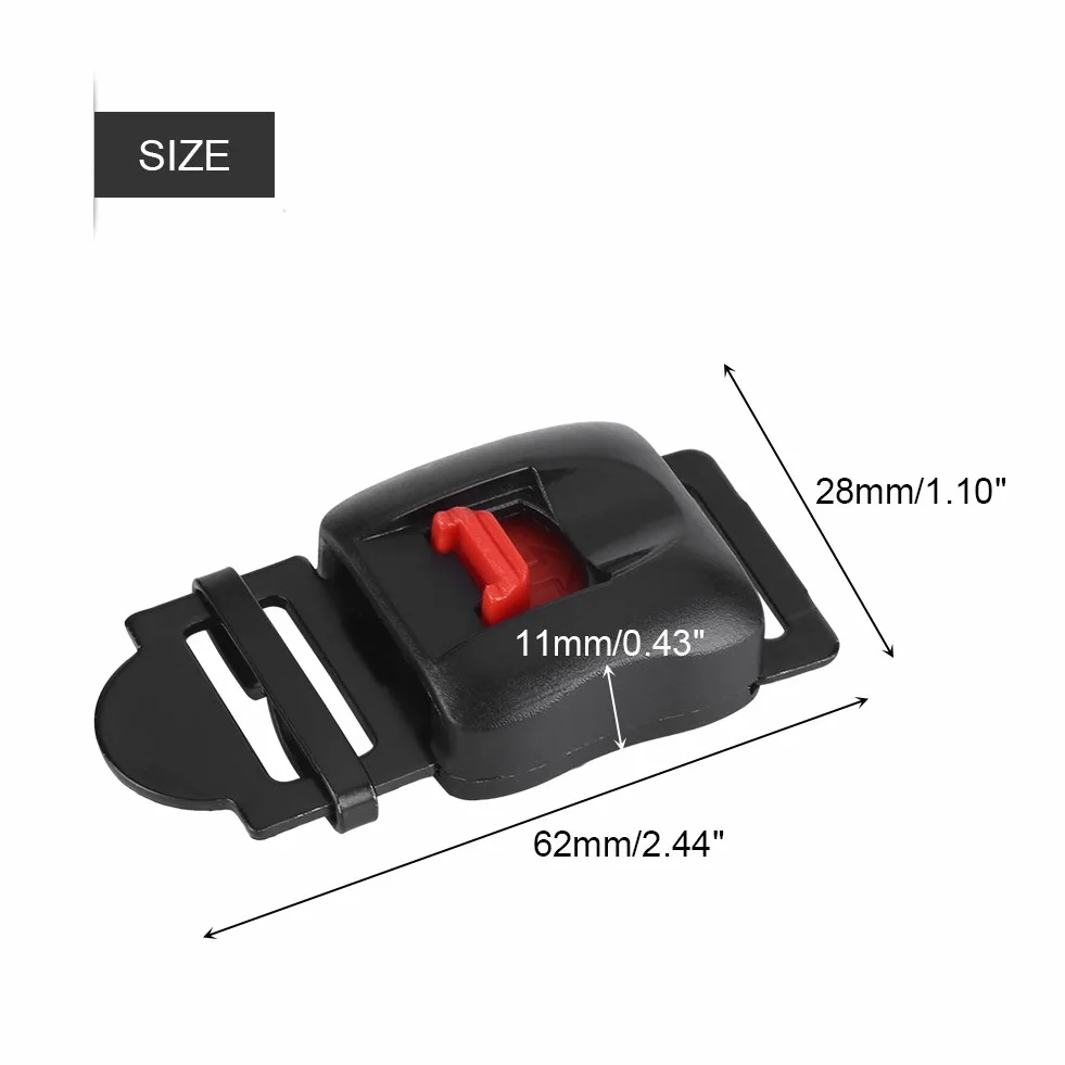 Yosoo Health Gear Zestaw 5-częściowy kask motocyklowy z szybkim zapięciem, pasek pod brodę, klamra oddzielająca, części zamienne do integralnego kasku crossowego