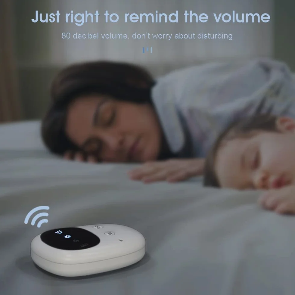 Bezprzewodowy alarm o moczeniu nocnym Clip-on 10-20 m dla dzieci