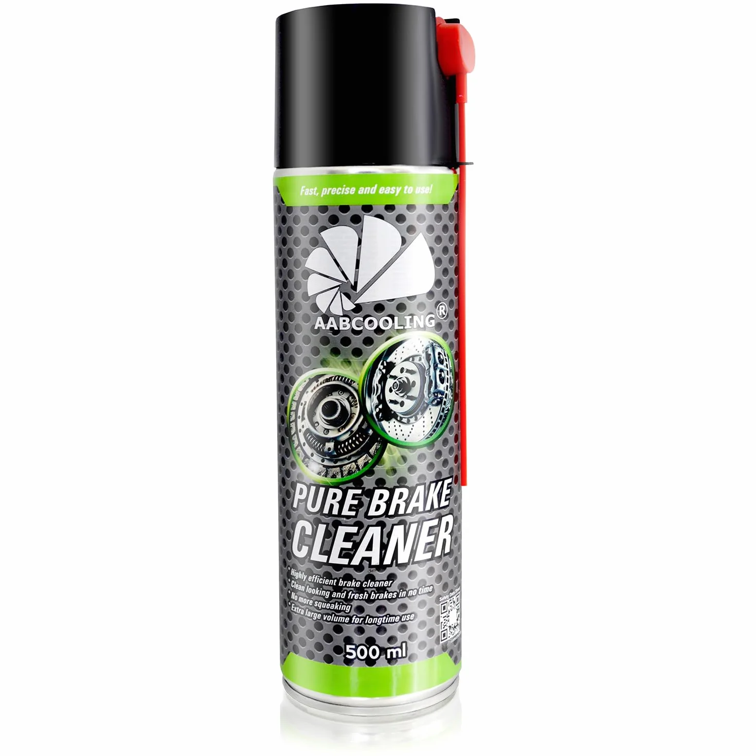 AABCOOLING Środek do czyszczenia silników w sprayu 500 ml – Usuwa smar, olej i pył hamulcowy – Do silników, przekładni i tarcz hamulcowych, do czyszczenia części do samochodów, motocykli i rowerów