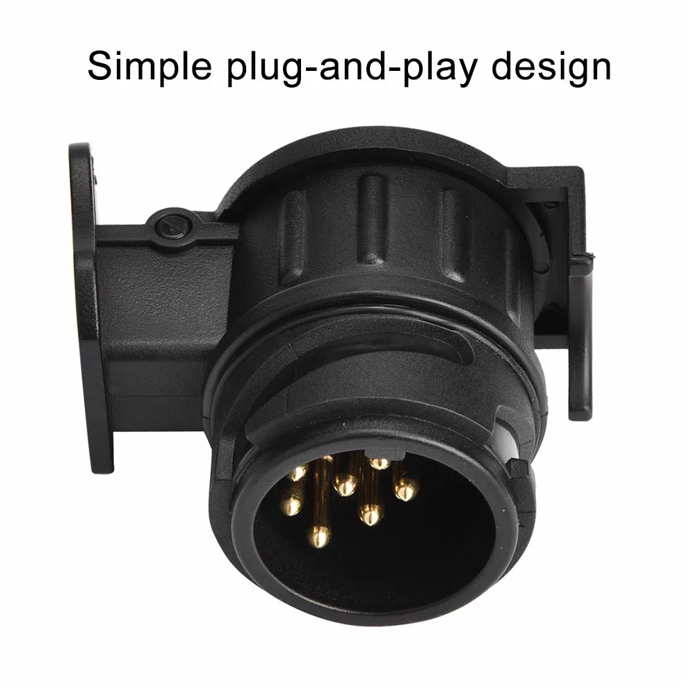 12 V 13-pinowy na 7-pinowy adapter gniazda przyczepy konwerter wtyczki do przyczepy kempingowej