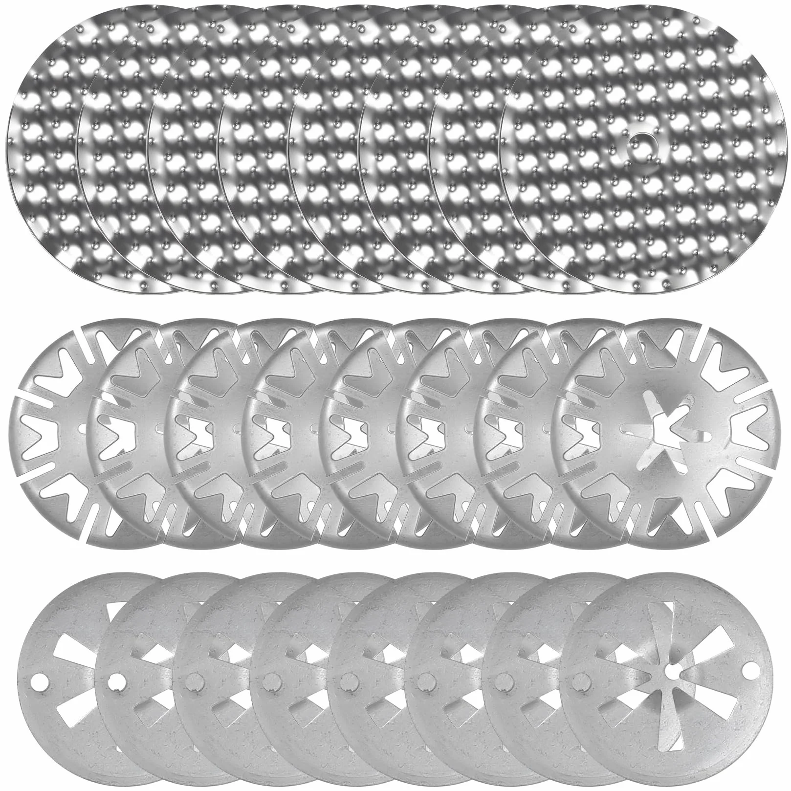 24 szt. Zestaw naprawczy Podkładki do osłony termicznej samochodu: φ30 mm klipsy mocujące osłona termiczna, metalowe podkładki gwiazdowe, φ52 mm klipsy mocujące do samochodu do podwozia samochodowego