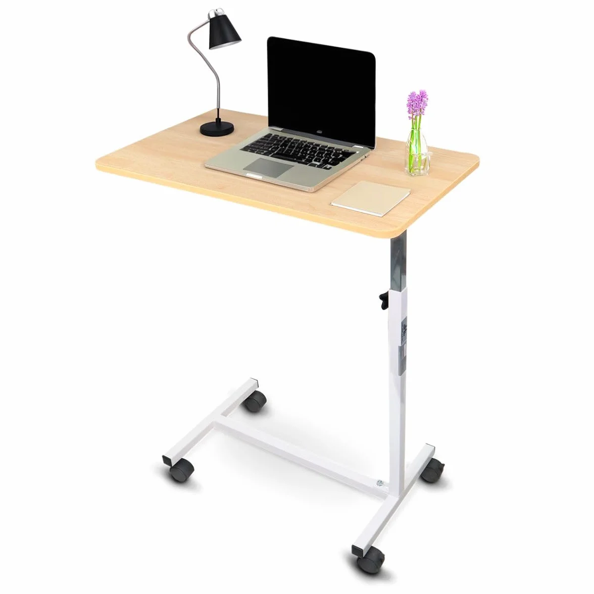 Mobiclinic Stolik pomocniczy regulowany light drewno plateau