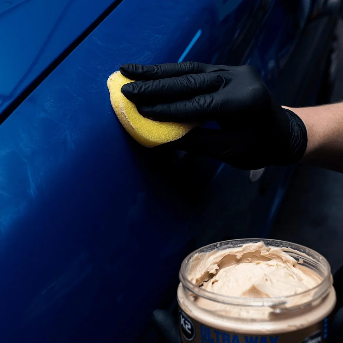 K2 Ultra SAMOCHODOWY WOX Carnauba Polski Ochrona UV Głęboki połysk ŚWIETNY BEADING 250 g darmowy aplikator