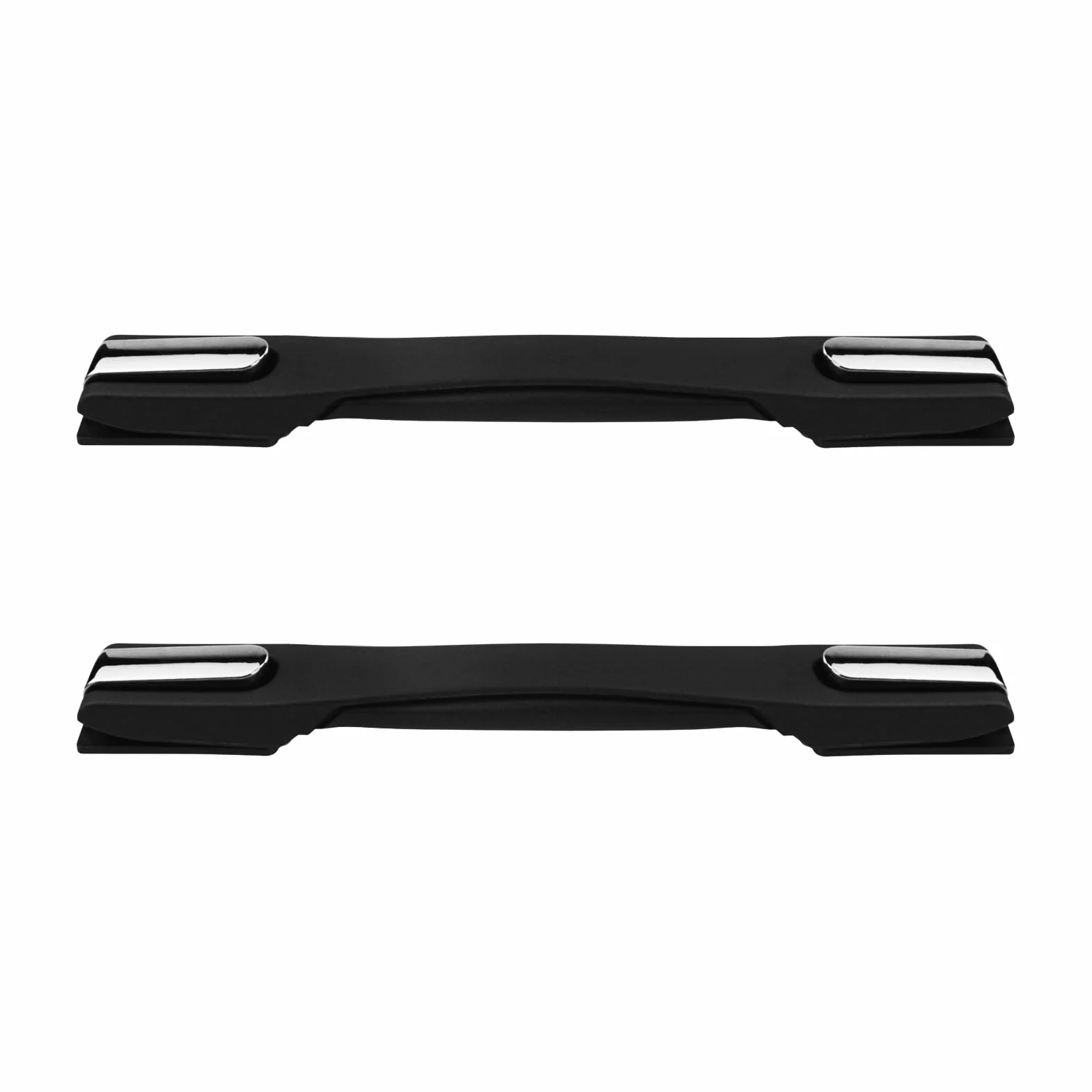 Flylin Ergonomiczne uchwyty do walizki z tworzywa sztucznego 20 cm czarne 2 szt