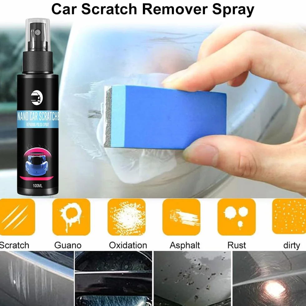Usuwanie zadrapań, 2 sztuki lakieru samochodowego do usuwania zarysowań, naprawa w sprayu samochodowego, spray do naprawy zadrapań do samochodu, usuwanie zadrapań, głębokie usuwanie zarysowań, do
