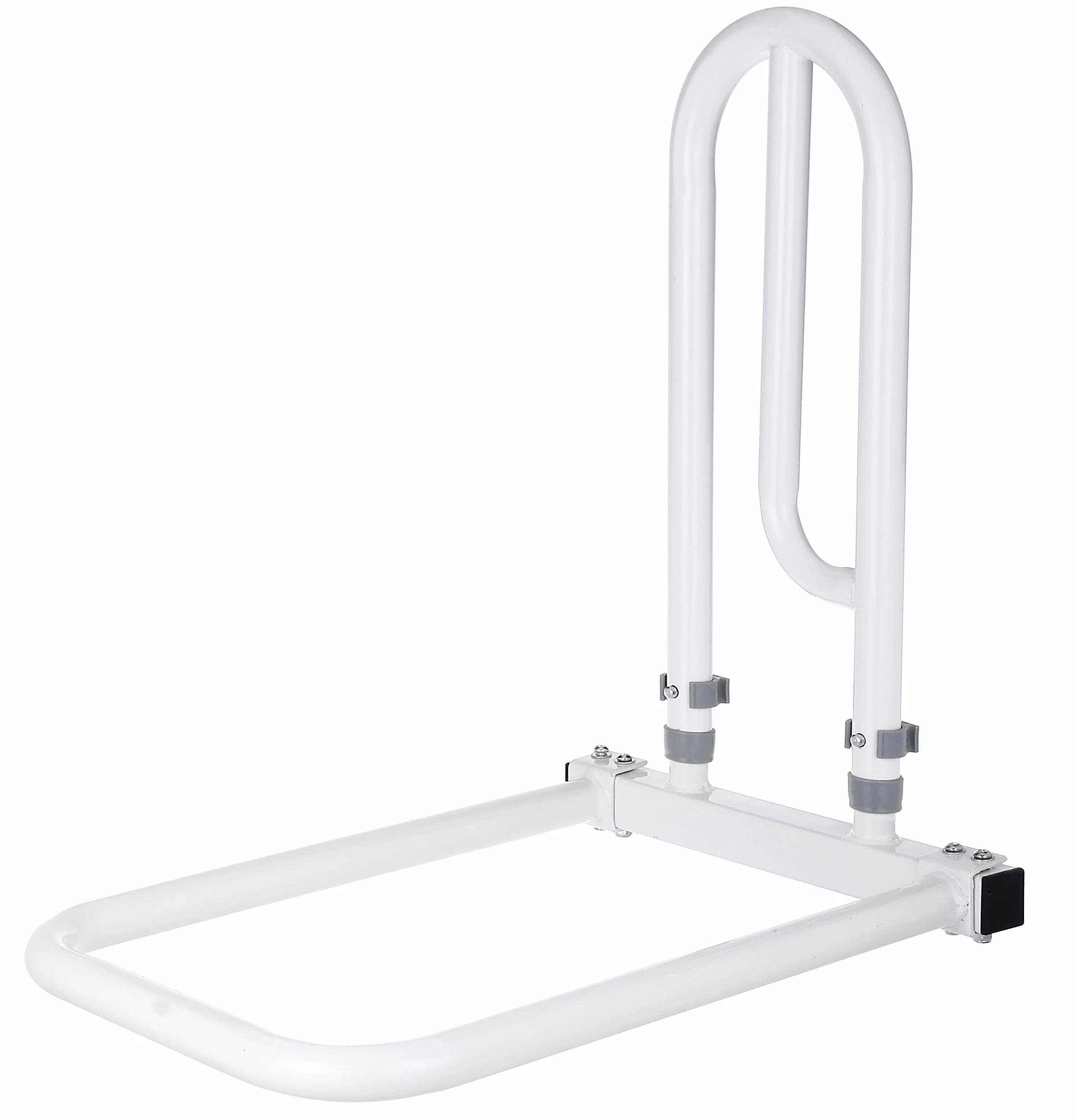 Alberts System wspomagający wstawanie z łóżka uchwyt stal powlekana biały 21 mm płytka tworzywo sztuczne 330 x 560 x 620 mm biała