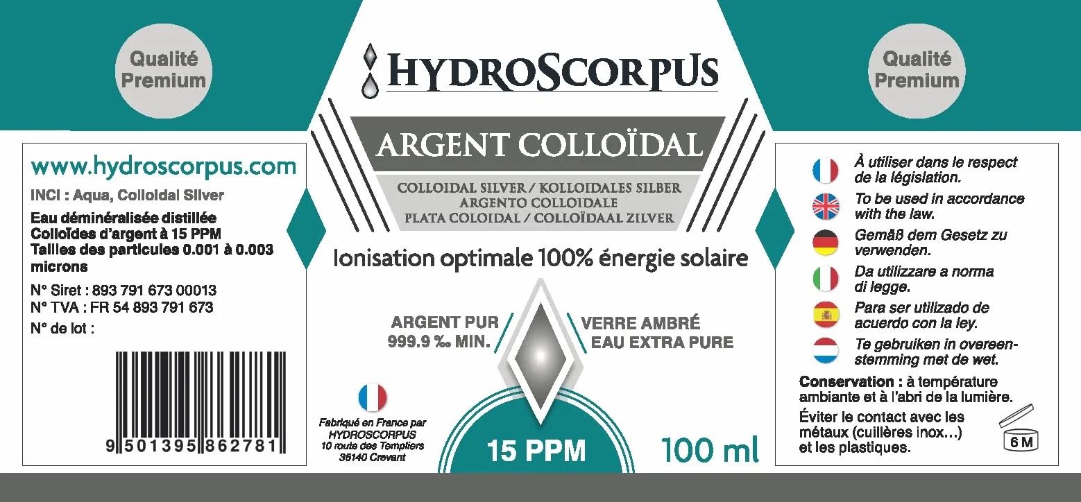 Srebro koloidalne 15 PPM●Spray 100 ml SZKTO● 100% naturalny ●Optymalna jonizacja 100% słonecznej●100% ochrona produktów kompostowalnych ..