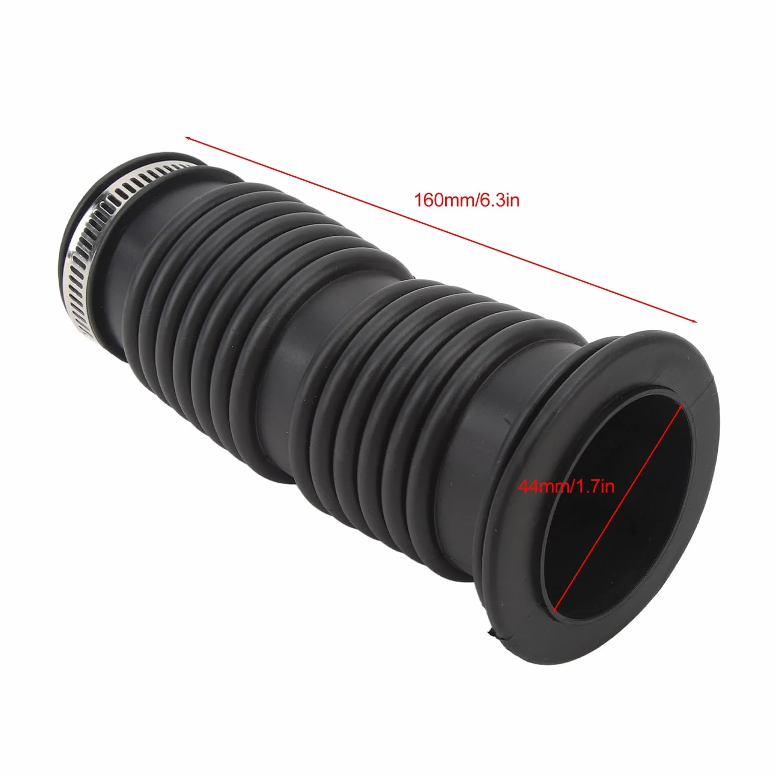 Filtr powietrza rura wlotowa żaroodporna rura czyszcząca filtr powietrza do GY6 ATV Go Kart skuter motorower Quad Air Filter wąż czyszczący rura
