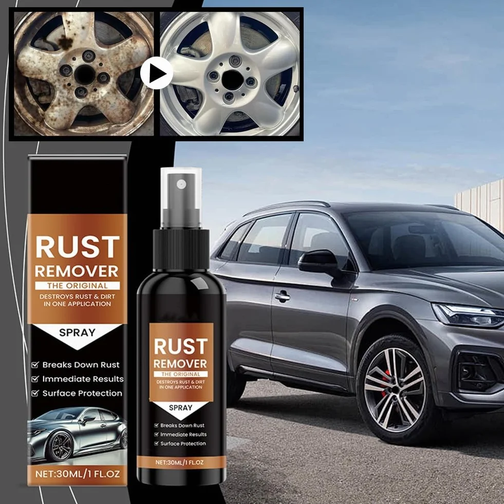 Odrdzewiacz w sprayu, potężny środek czyszczący do metalu na zabiegi przeciwrdzywowe, wielofunkcyjny inhibitor rdzy, spray przeciwrdzywowy, środek do konserwacji samochodów do usuwania rdzy 2 szt