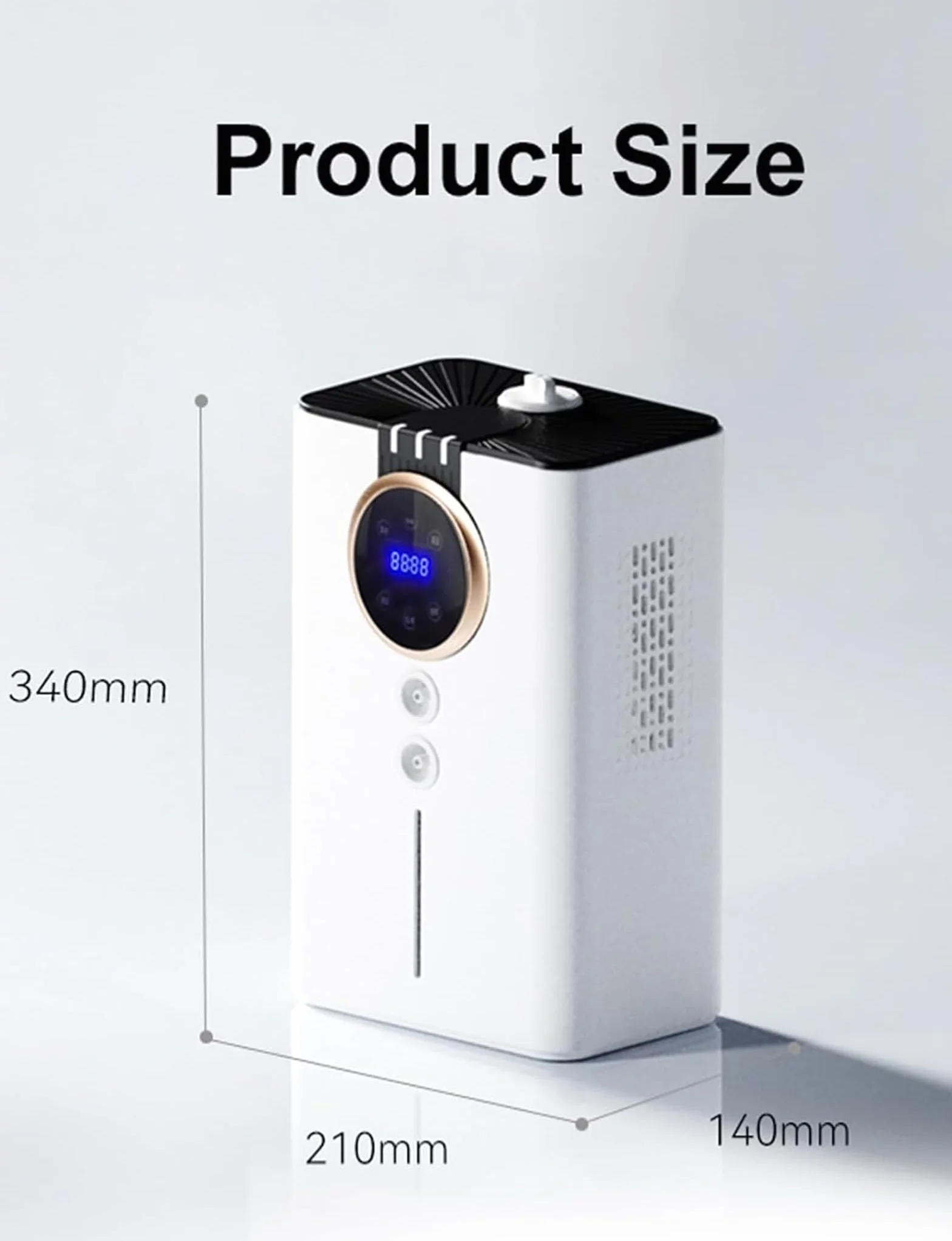 Inhalator Wodorowy 900 Ml/Min Generator H2 99,99% Czystości Regulowana Szybkość Przepływu Timer 6-Godzinny