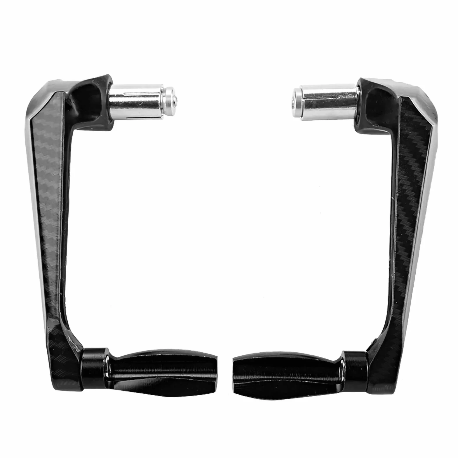 KIMISS Ochronka do kierownicy motocyklowej 7/8 cala uniwersalna, stop aluminium, czarna - osłona hamulca