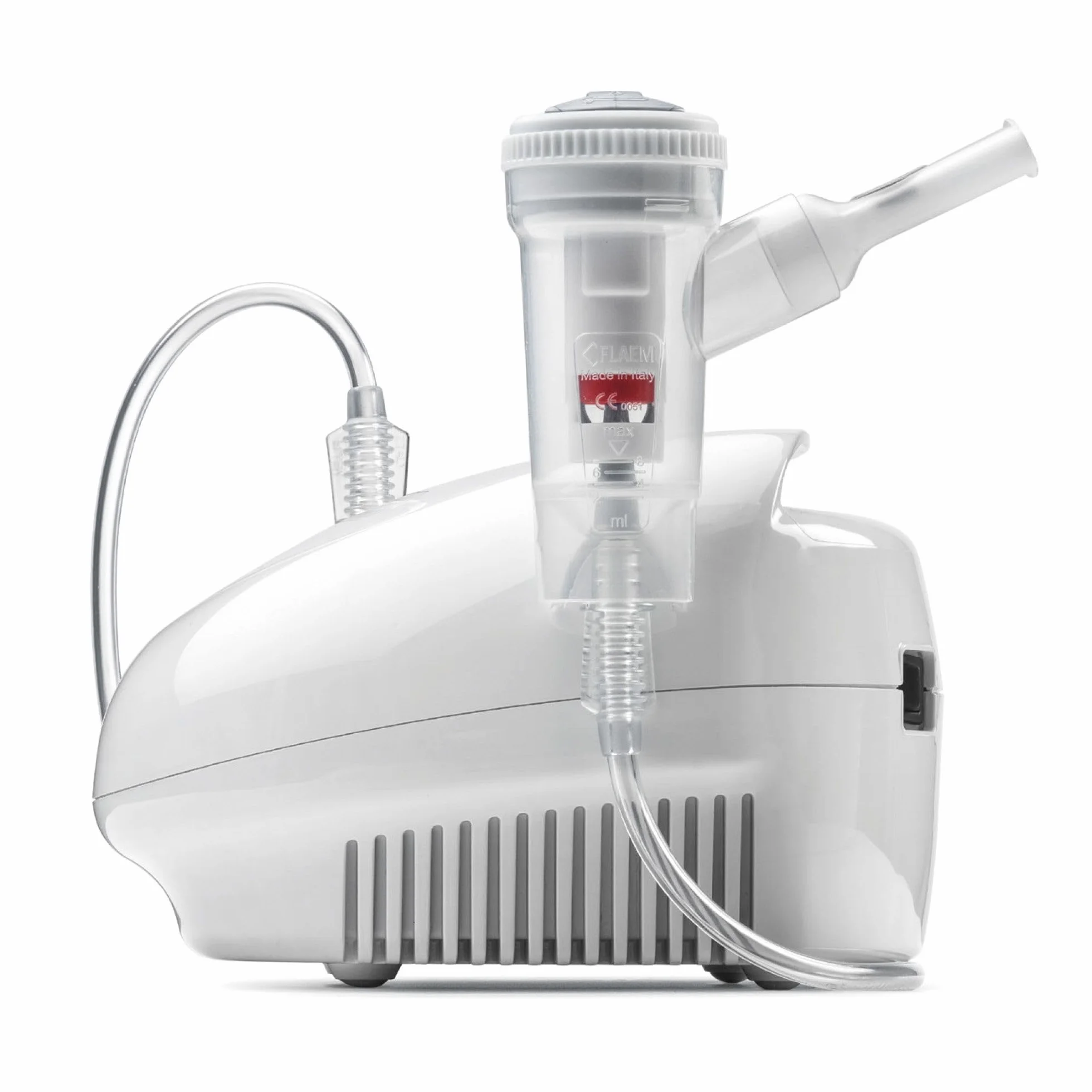 FLAEM ALPHANEB 4.0 Inhalator Pneumatyczno-tłokowy Nebulizator RF9, 4 Poziomy Regulacji, Praca Ciągła