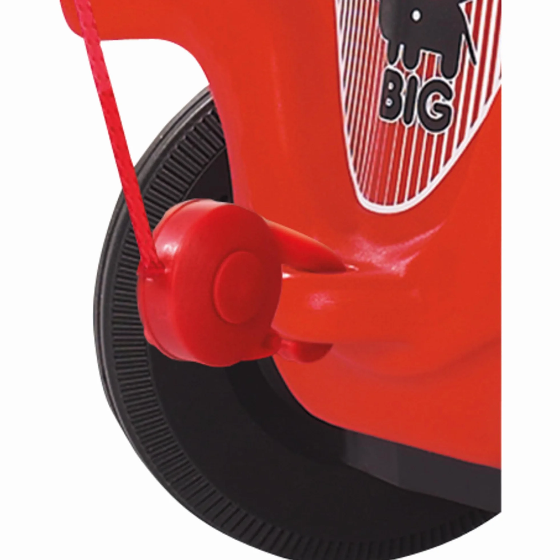 Big Spielwarenfabrik Bobby-Car Linka Holownicza, Czerwony/Żółty, 172 cm