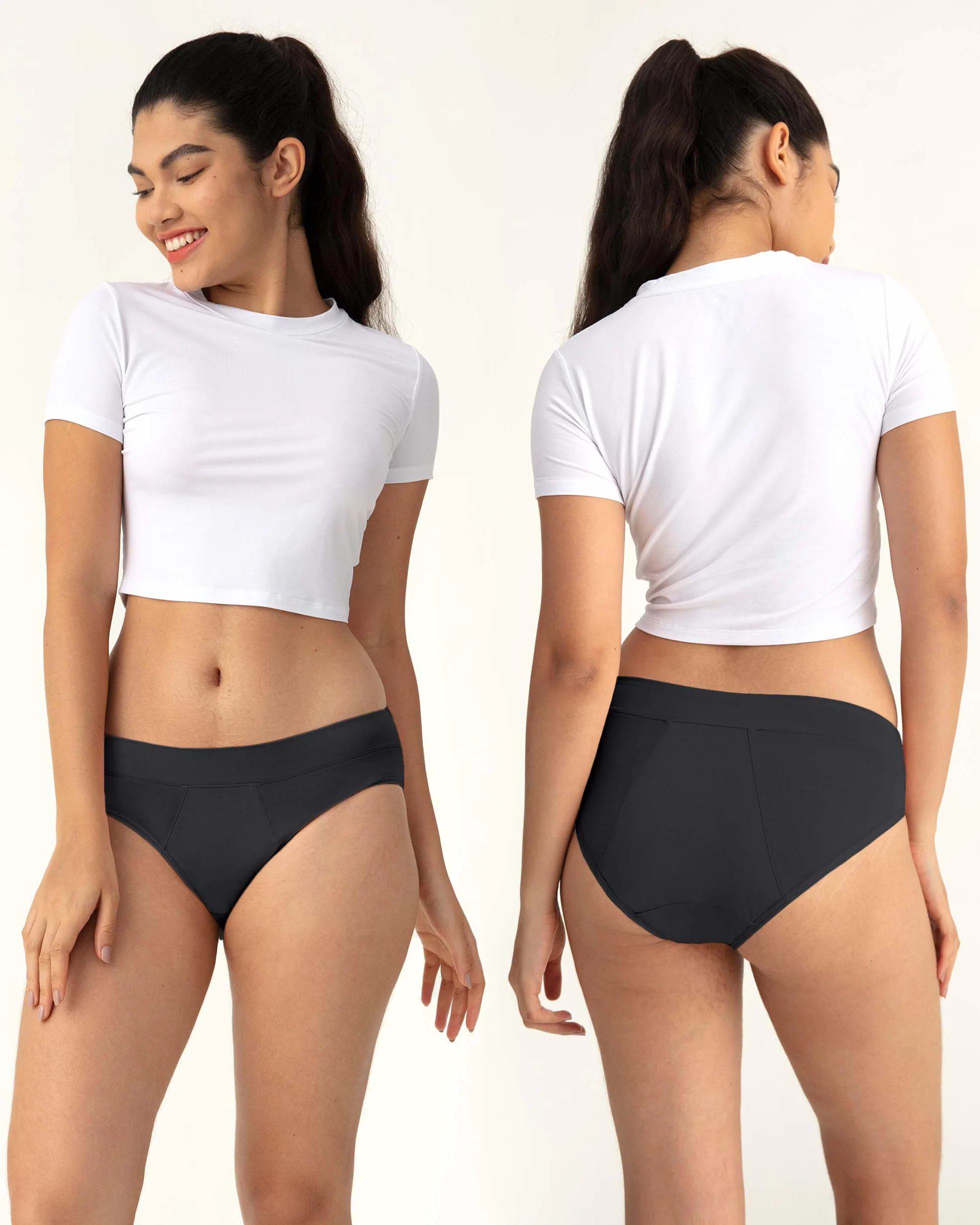 Neione Majtki Menstruacyjne Poporodowe Damskie Supersoft Hipster