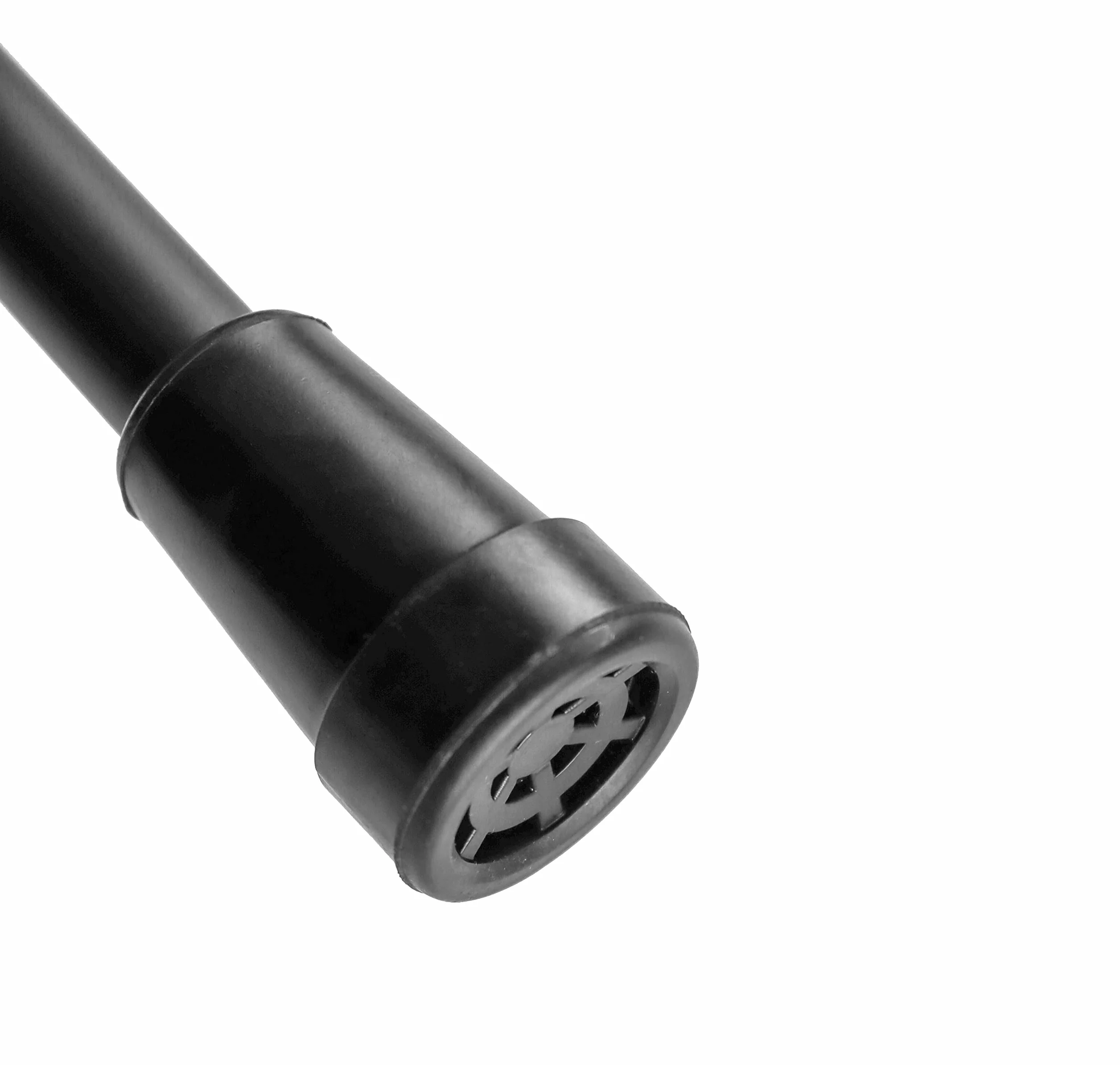 Aluminiowe składane kule do chodzenia dla dorosłych x2 sztuki, otwarty mankiet, czarne