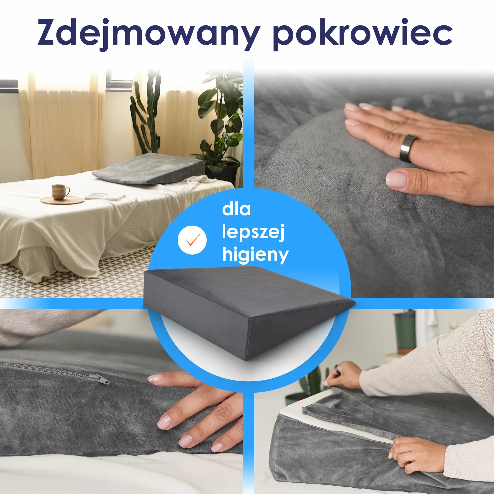 Składany materac dla gości gruby podłogowy z pokrowcem