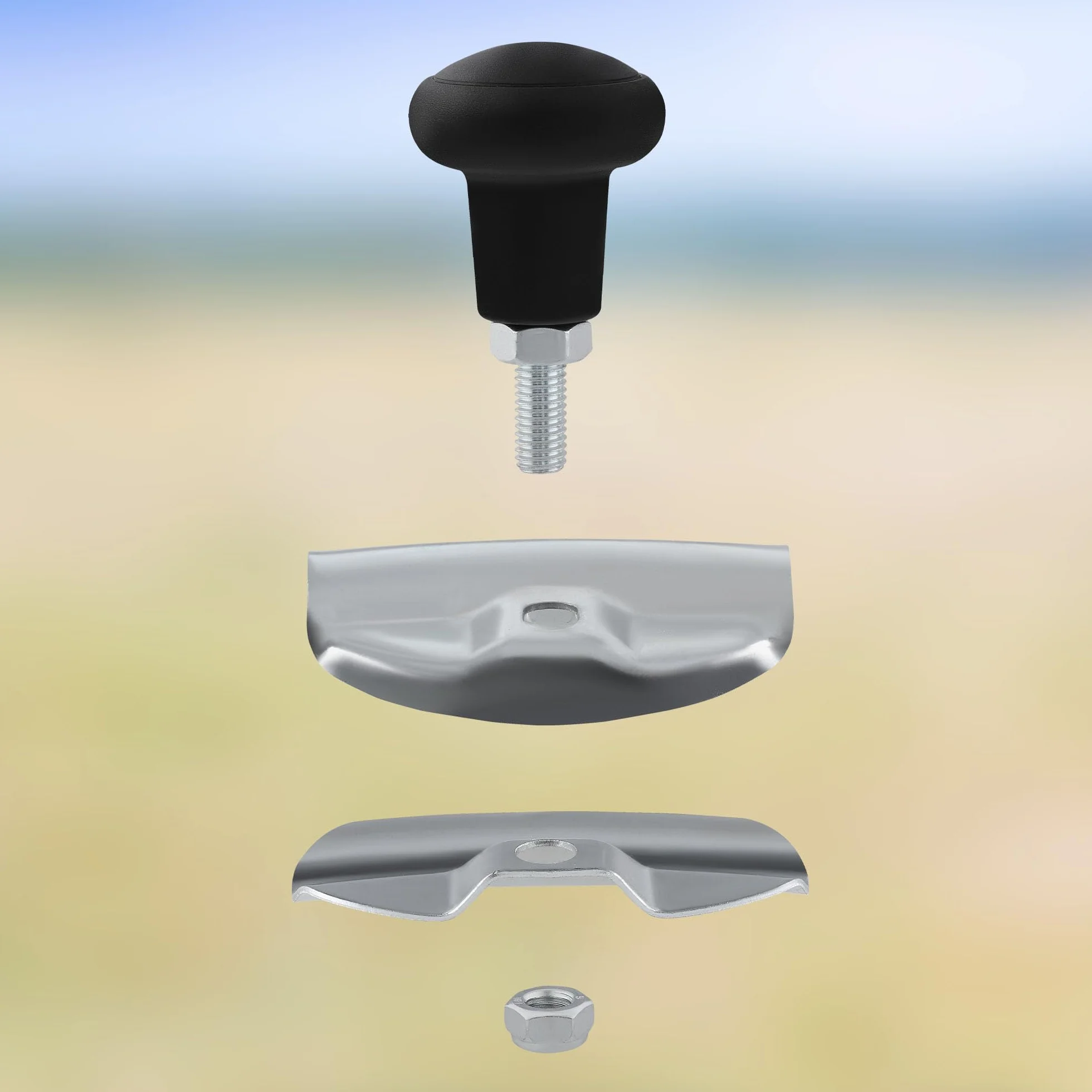 KOTARBAU® Gałka na Kierownicę - 5 cm - Kulka na Kierownicę - ⌀ 4,7 cm - Uchwyt do Traktora - Ciągnika - Maszyn - Uniwersalna