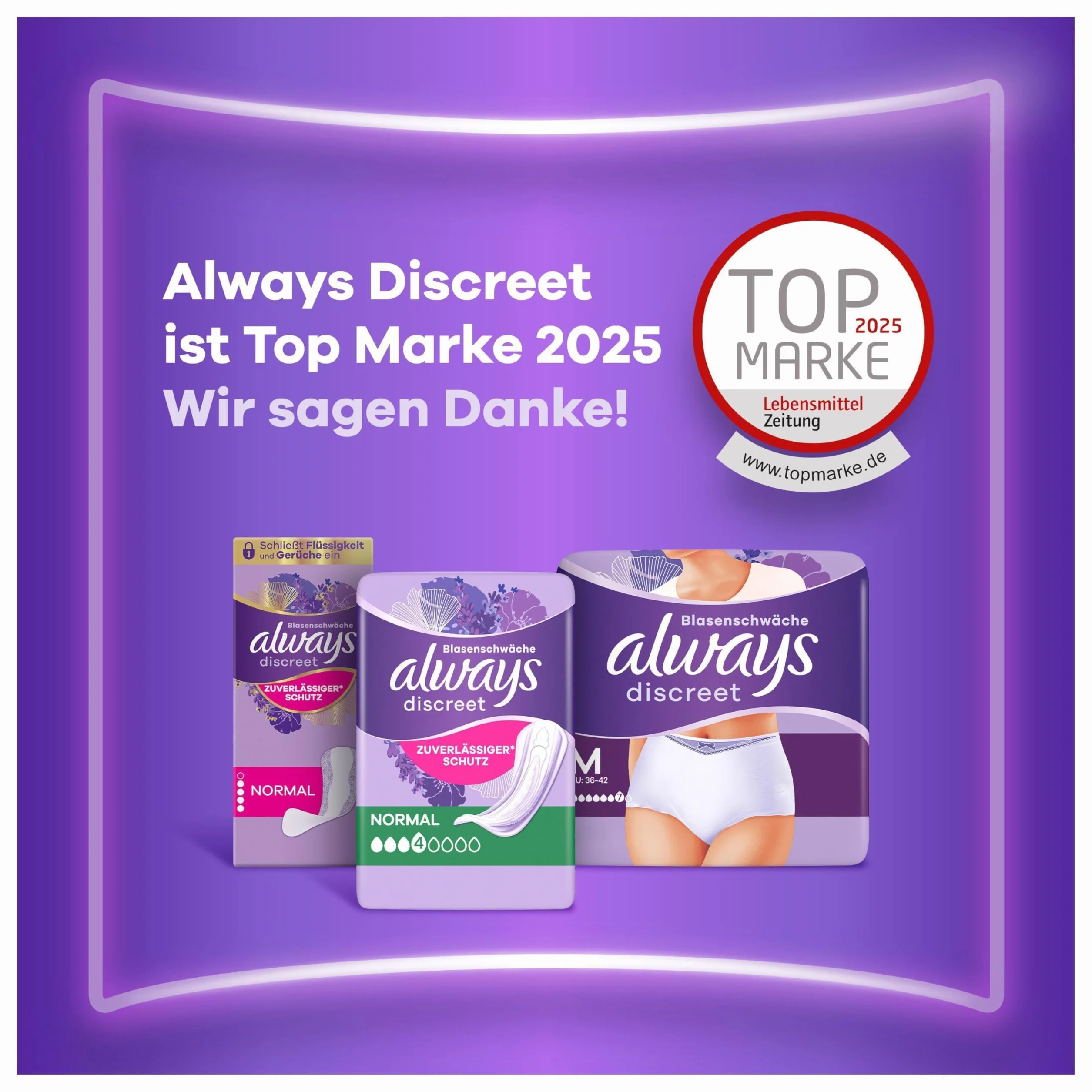 Always Dyskretne spodnie butikowe Plus M 2X9ct